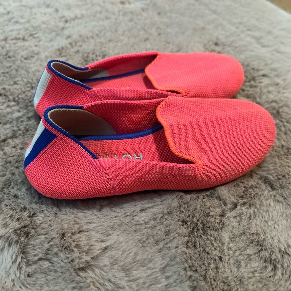 Rothy's Kids Shoes in Pink and Blue